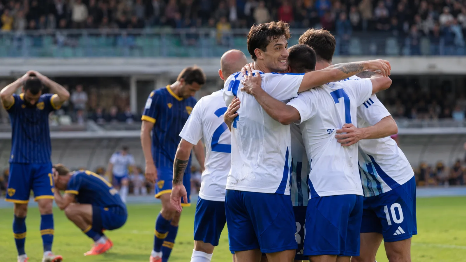 Hellas Verona Como 1907 : Douvikas tranche le 0-1