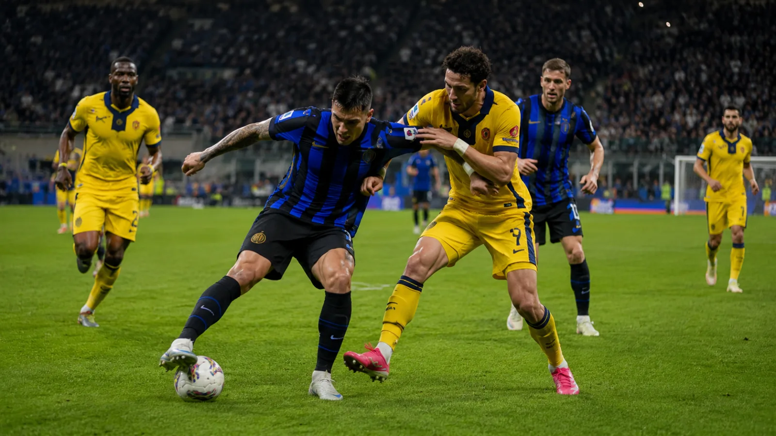 Internazionale Milano Hellas Verona : duel intense lors du nul de Serie A