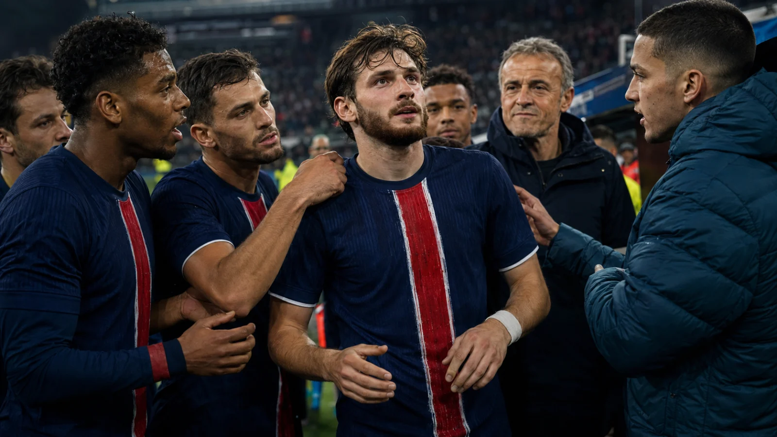 LdC : Khvicha Kvaratskhelia au coeur du collectif parisien après une soirée européenne décisive