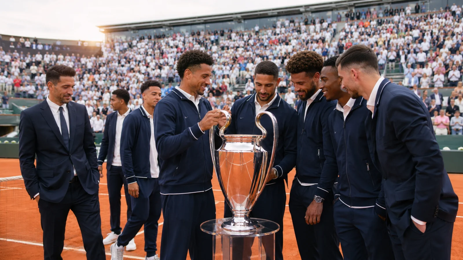 LdC : le PSG avec des supporters parisiens autour de Roland-Garros après le sacre européen