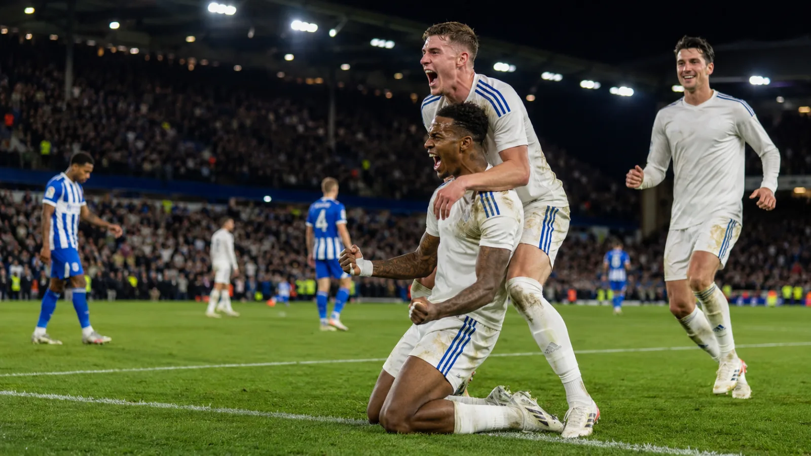 Leeds United Brighton & Hove Albion : Leeds arrache un 1-0 fou