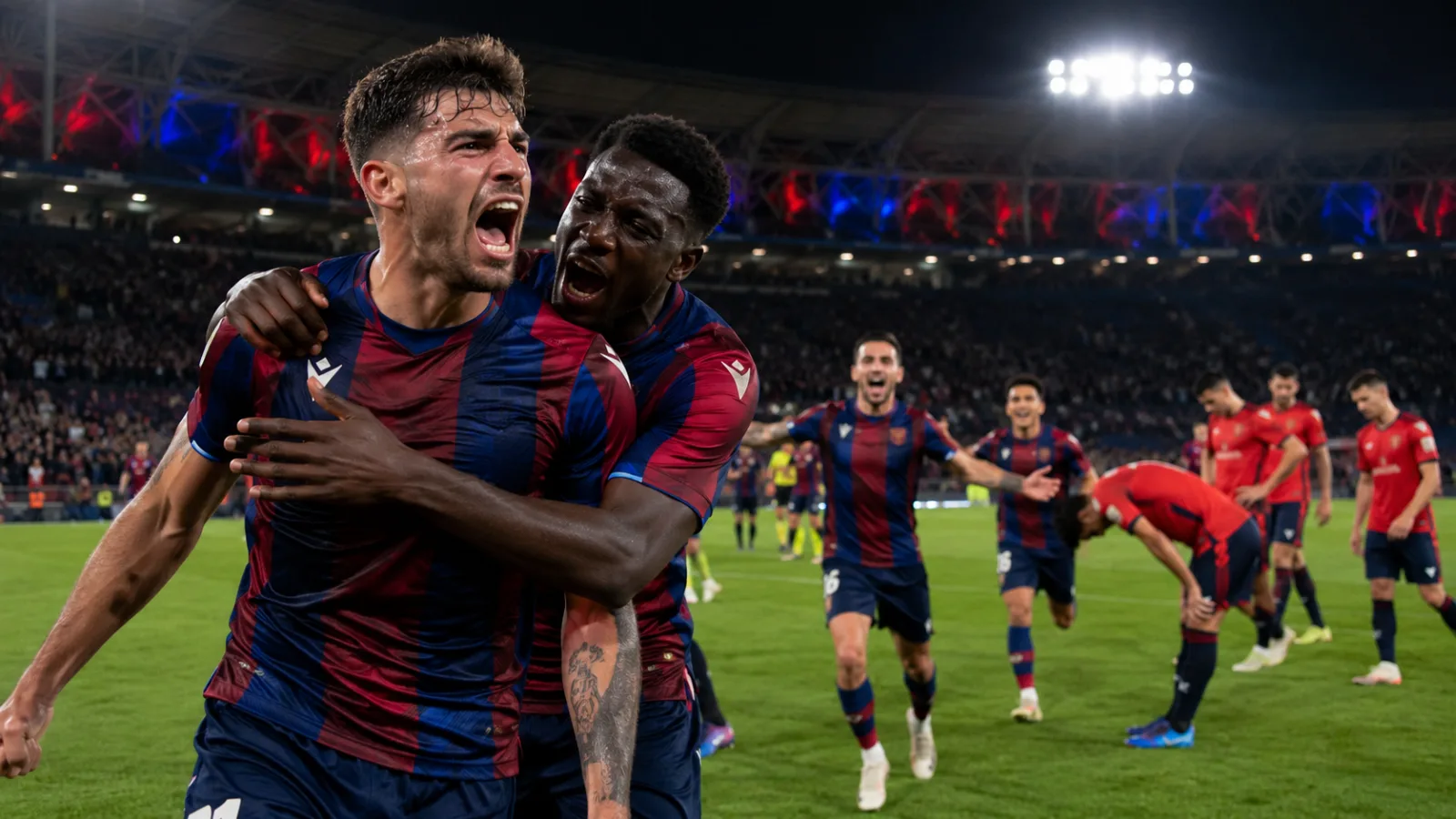 Levante UD CA Osasuna : Levante renverse Osasuna 3-2