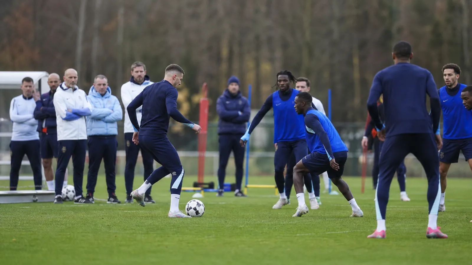 Liste des Bleus pour le Mondial 2026 lors d'une séance d'entraînement des Bleus