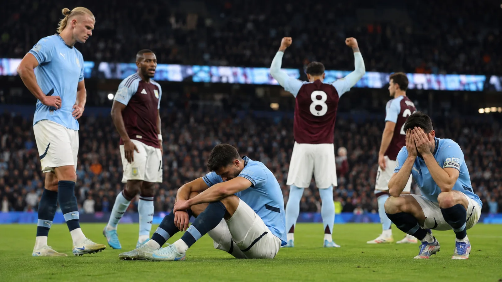 Manchester City Aston Villa : nul fou en Premier League