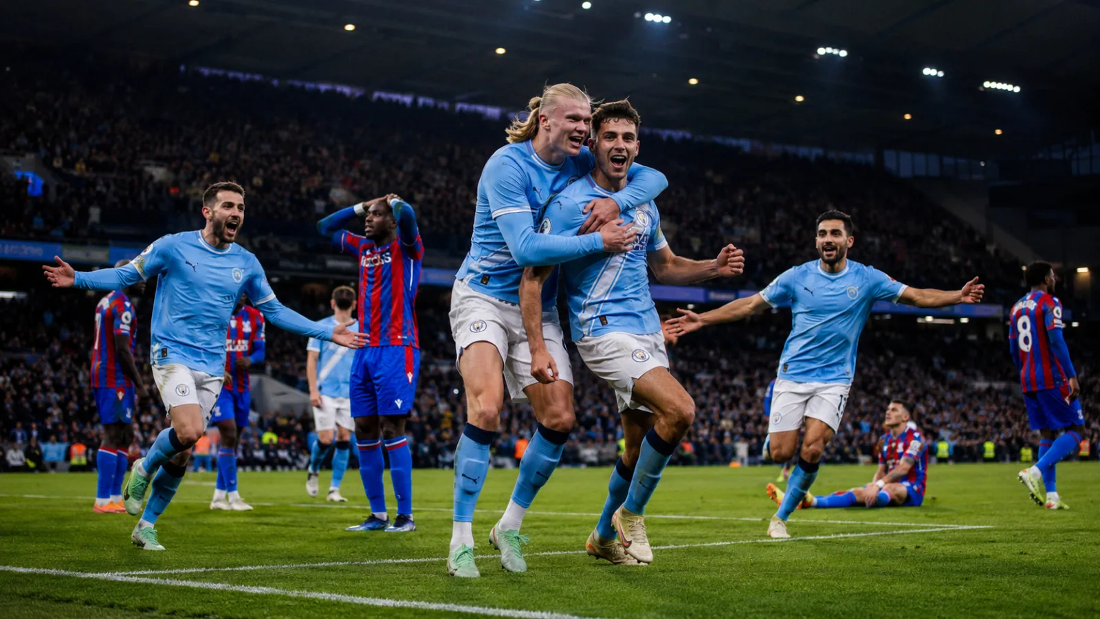 Manchester City Crystal Palace : City déroule 3-0