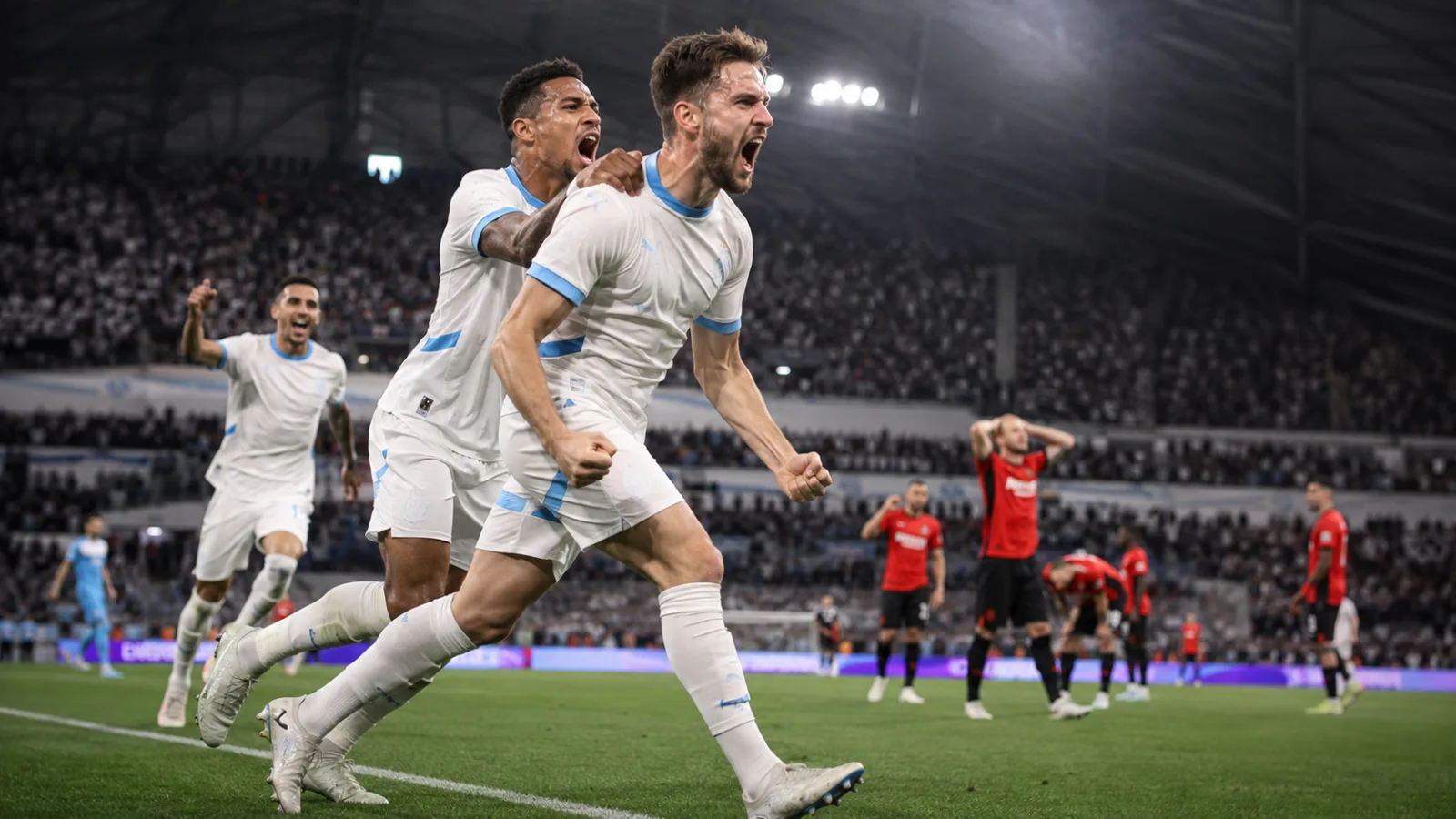 Olympique de Marseille Stade Rennais 1901 : 3-1, l'OM frappe
