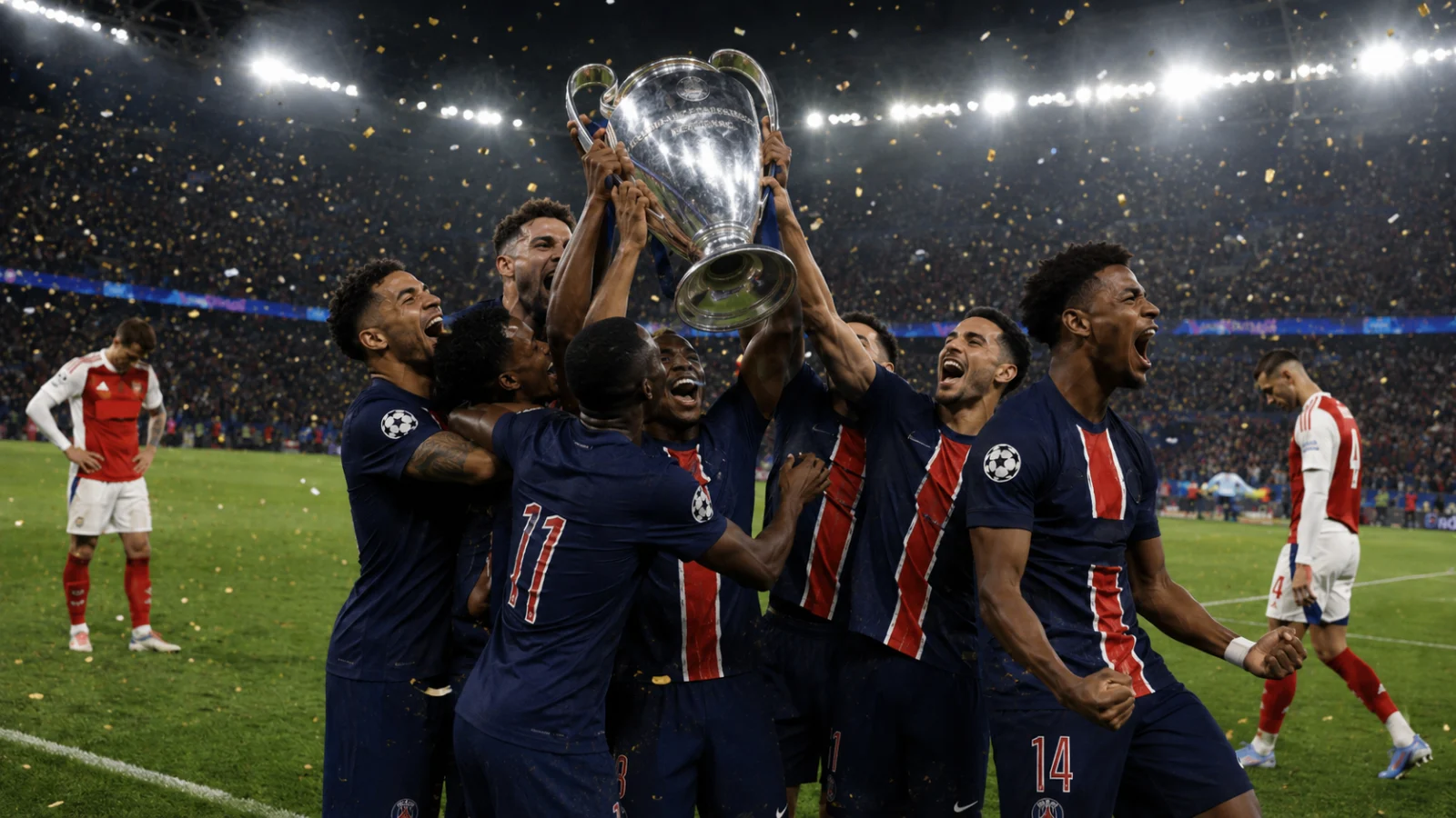 Paris Saint-Germain Arsenal : Paris gagne au bout du suspense