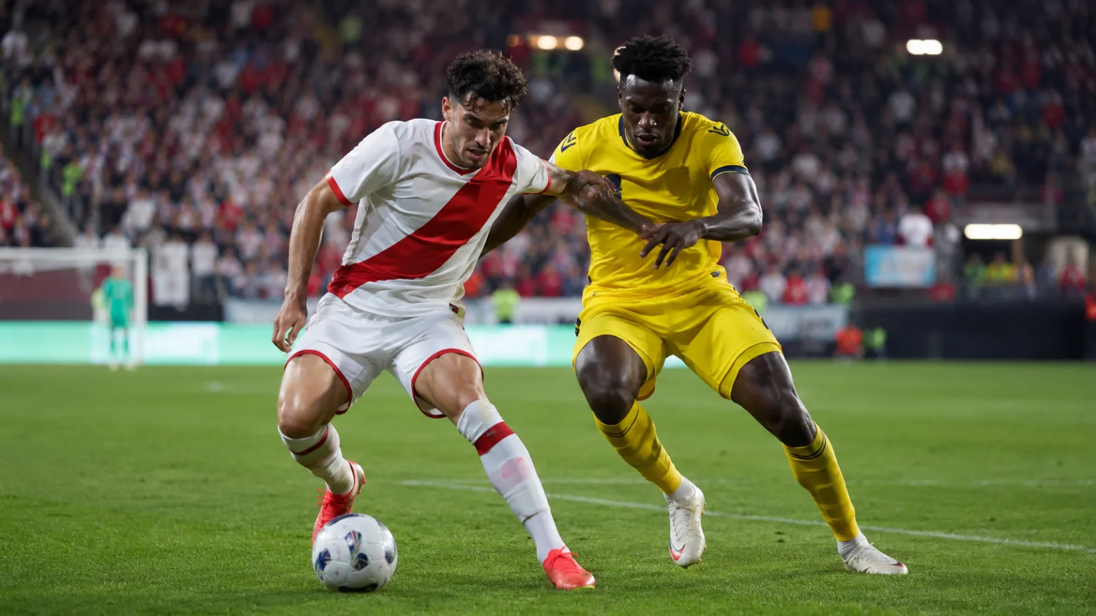 Rayo Vallecano de Madrid Villarreal : duel réaliste au milieu de terrain pendant le match de Liga