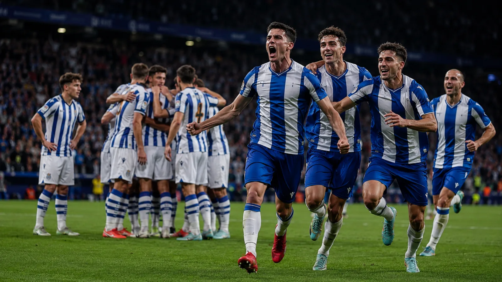 RCD Espanyol de Barcelona Real Sociedad de Fútbol - réaction après l'égalisation dans le résumé du match