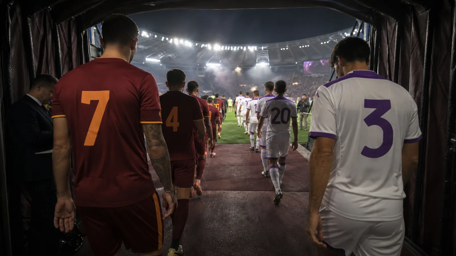 Roma ACF Fiorentina pronostic image éditoriale avant-match AS Roma vs ACF Fiorentina au Stadio Olimpico