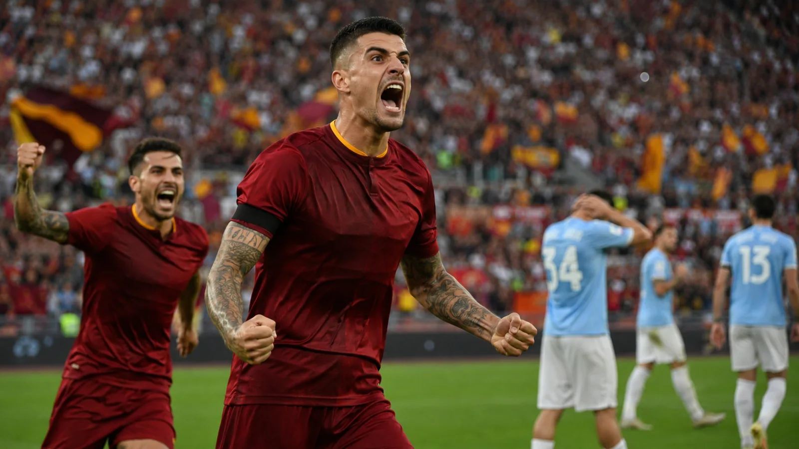 Roma SS Lazio : Mancini offre le derby à la Roma