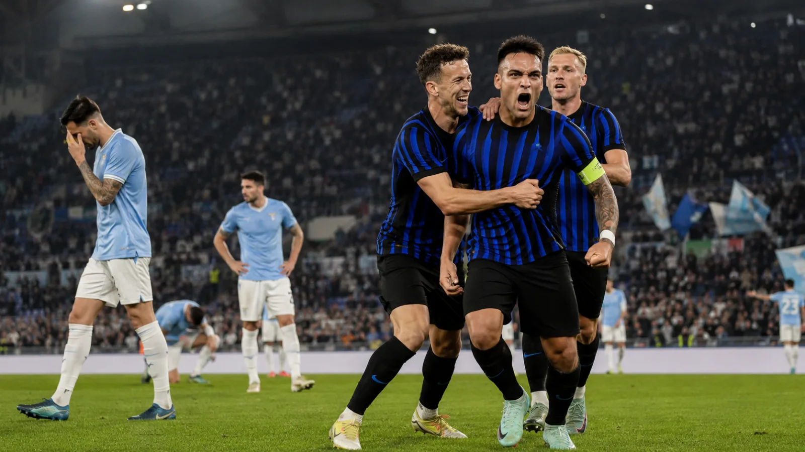 SS Lazio Internazionale Milano : l’Inter frappe fort en Serie A