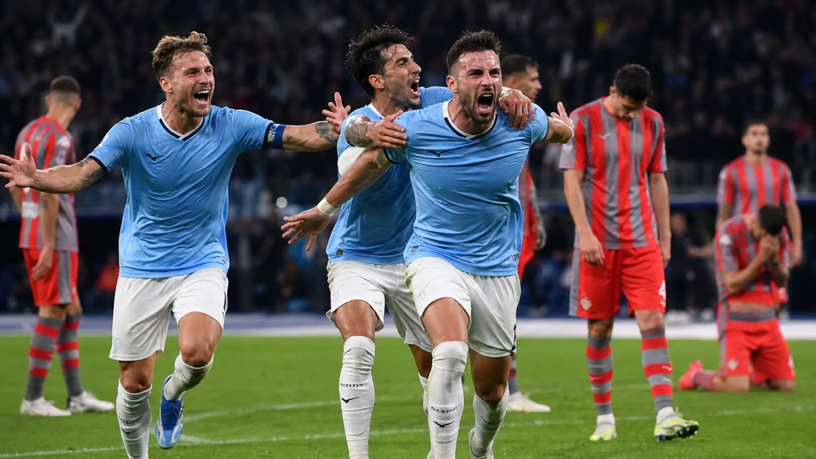 US Cremonese SS Lazio : la Lazio arrache la victoire en Serie A