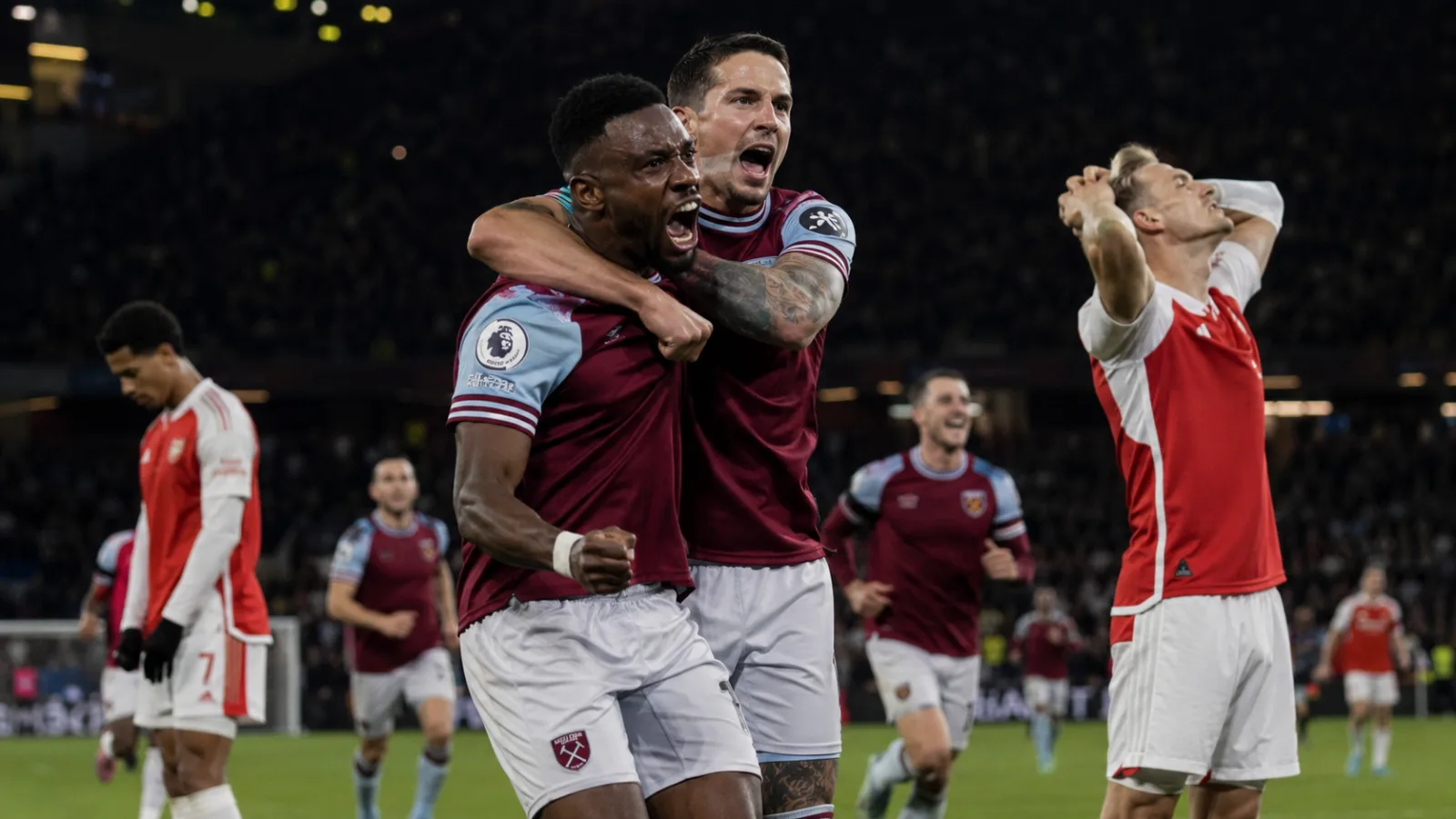 West Ham United Arsenal : nul arraché 1-1 dans le final