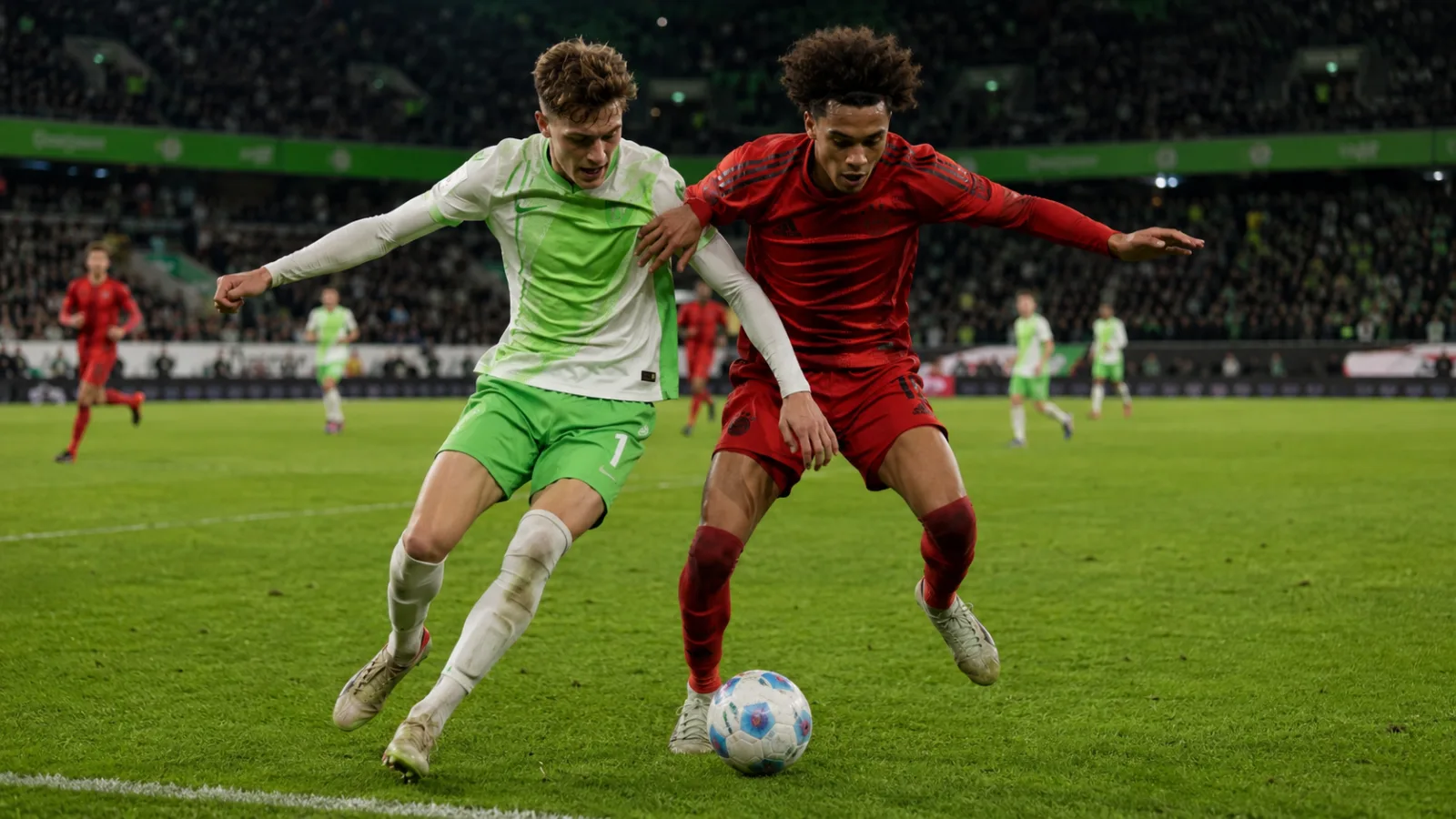 Wolfsburg Bayern München - duel intense entre Wolfsburg et le Bayern en Bundesliga