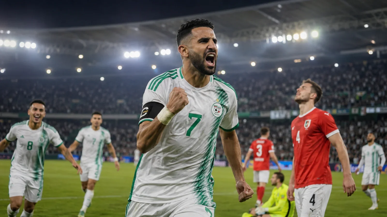 Algérie Autriche : Mahrez répond, nul fou 3-3