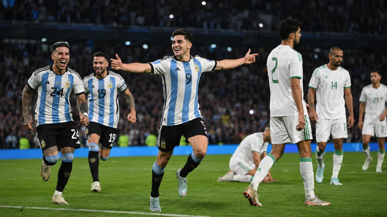 Argentina Algeria : Messi signe le 3-0