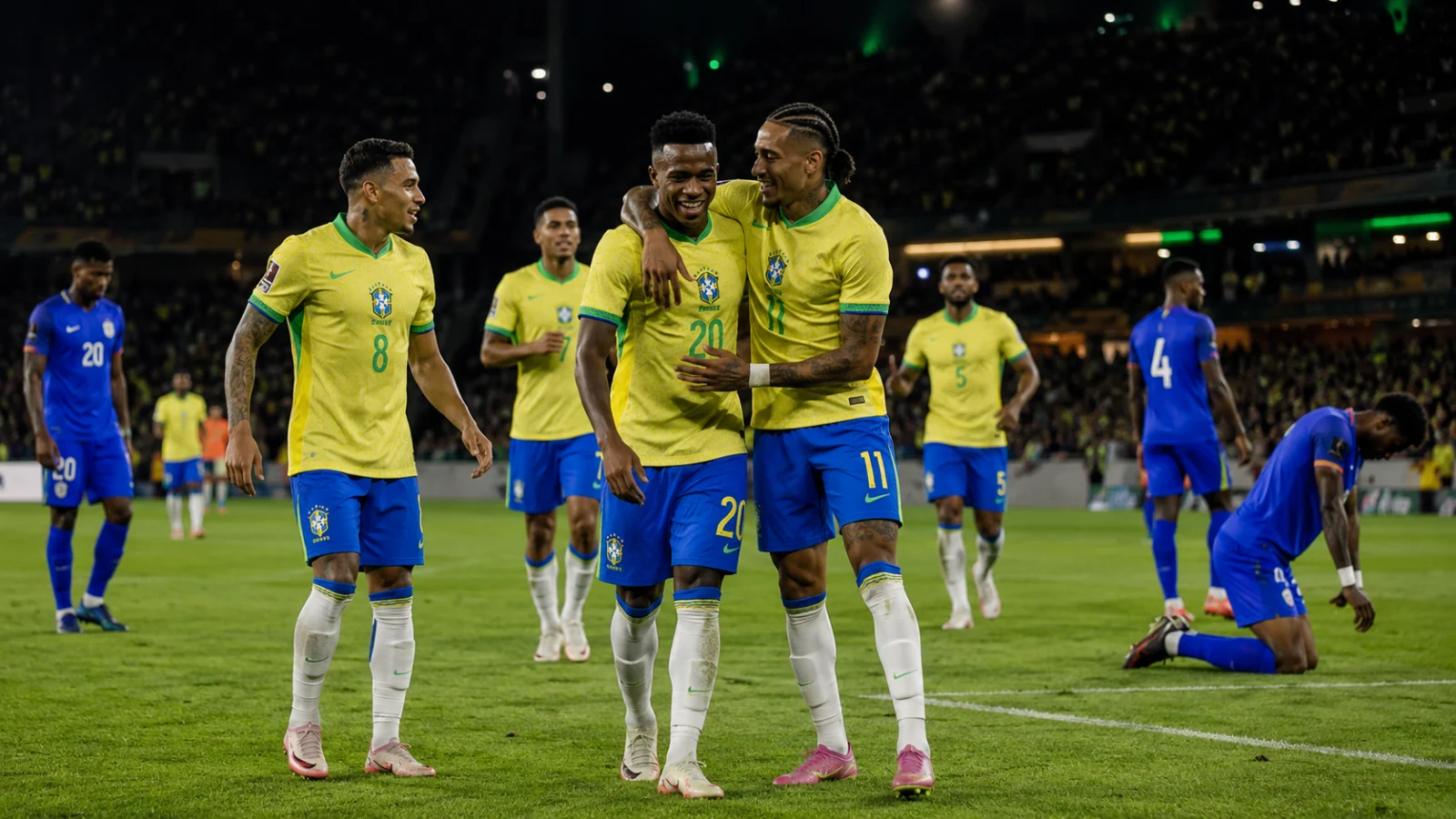 Brazil Haiti - duel entre le Brésil et Haïti lors du match international terminé 3-0