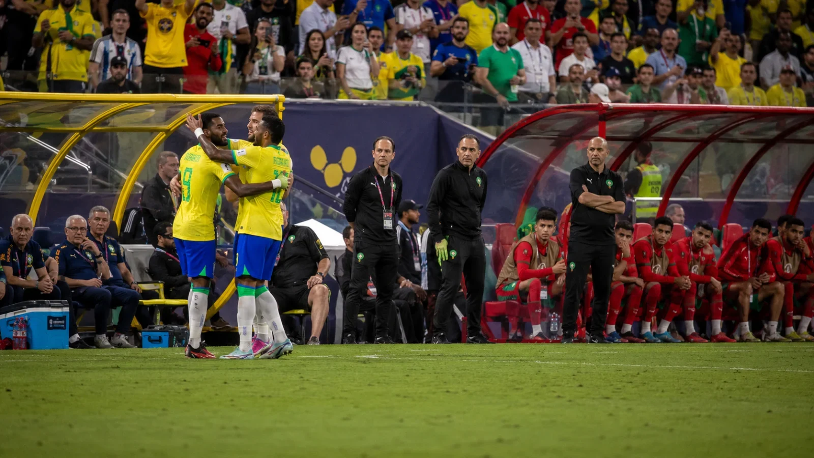 Brazil Morocco - scène de match entre le Brésil et le Maroc