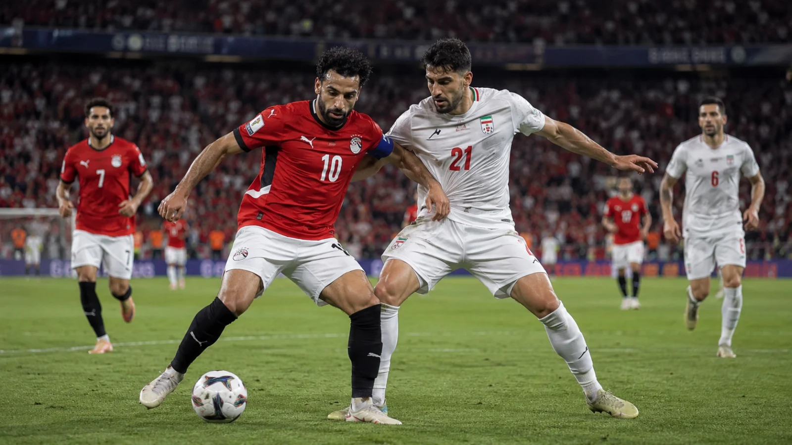 Égypte Iran duel tactique au milieu de terrain