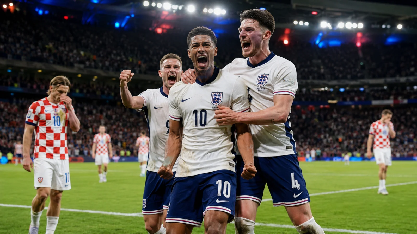 England Croatia : duel intense entre Anglais et Croates lors du match de sélections