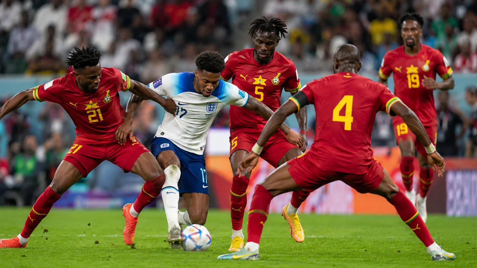 England Ghana duel tactique lors du match nul 0-0