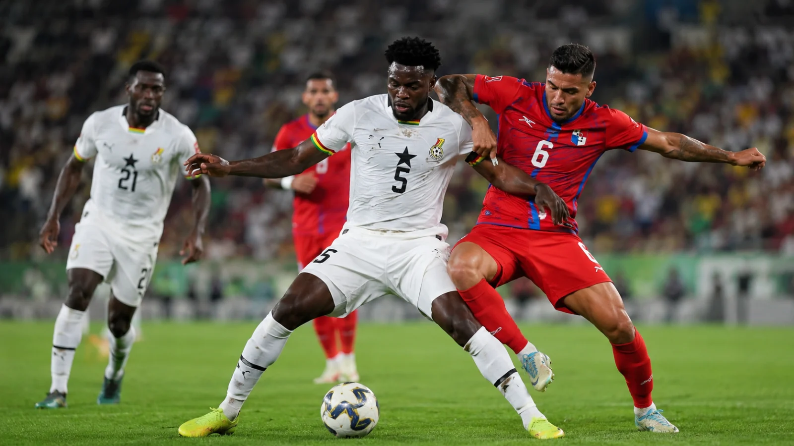 Ghana Panama - duel tactique entre le Ghana et le Panama avant le but décisif