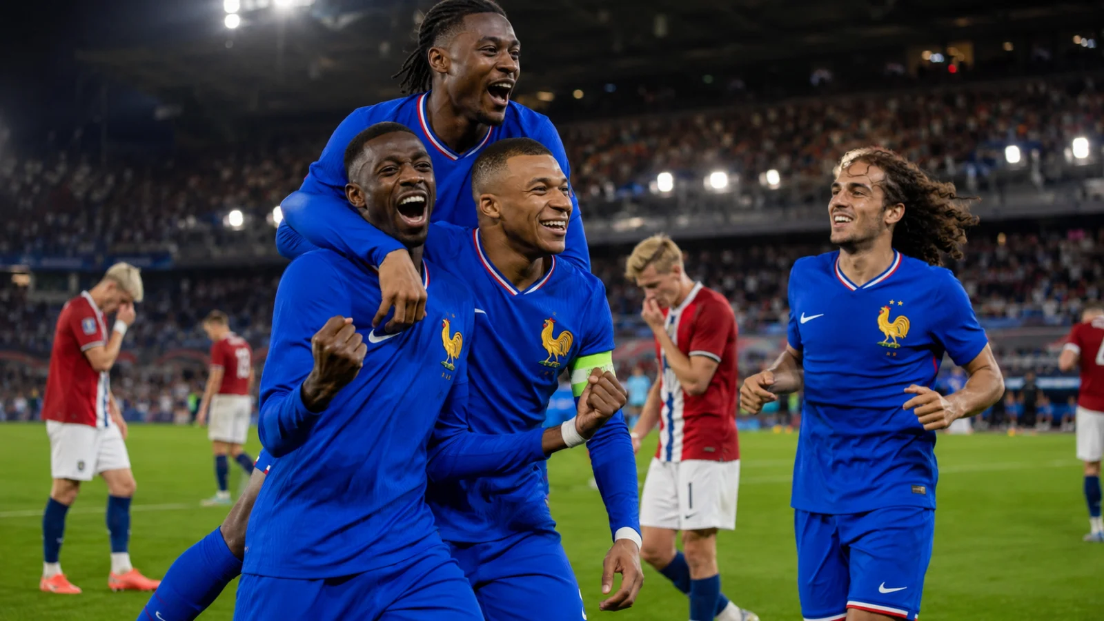 Norway France duel de match entre la Norvège et la France en équipes nationales