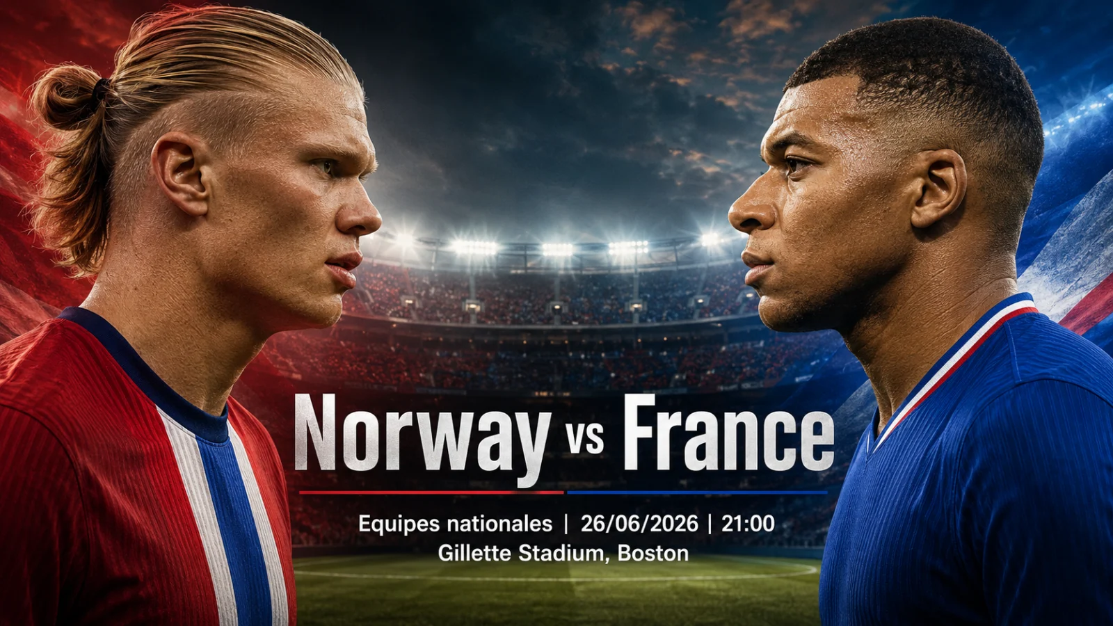 Norway France pronostic : Haaland-Mbappé au Mondial