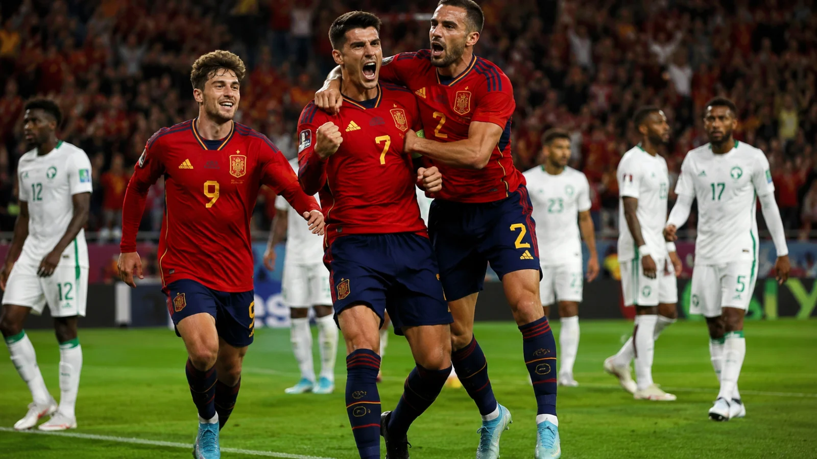 Spain Saudi Arabia : le 4-0 qui relance la Roja