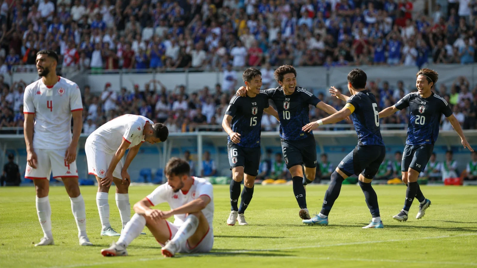 Tunisia Japan : le Japon corrige la Tunisie 4-0