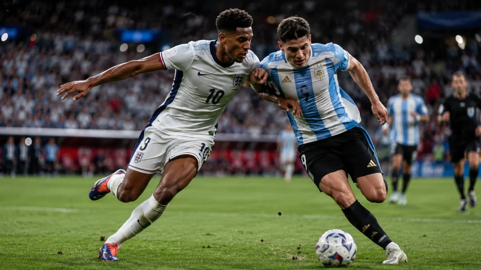 Angleterre Argentine pronostic préparation avant-match dans un stade international