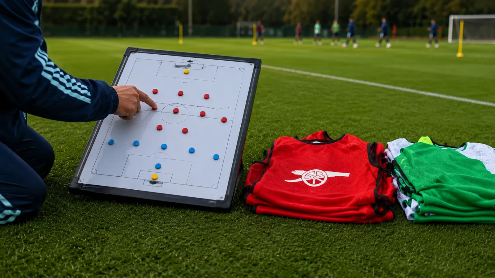 Arsenal annonce l’absence de William Saliba, plan tactique défensif d’Arsenal pendant la préparation