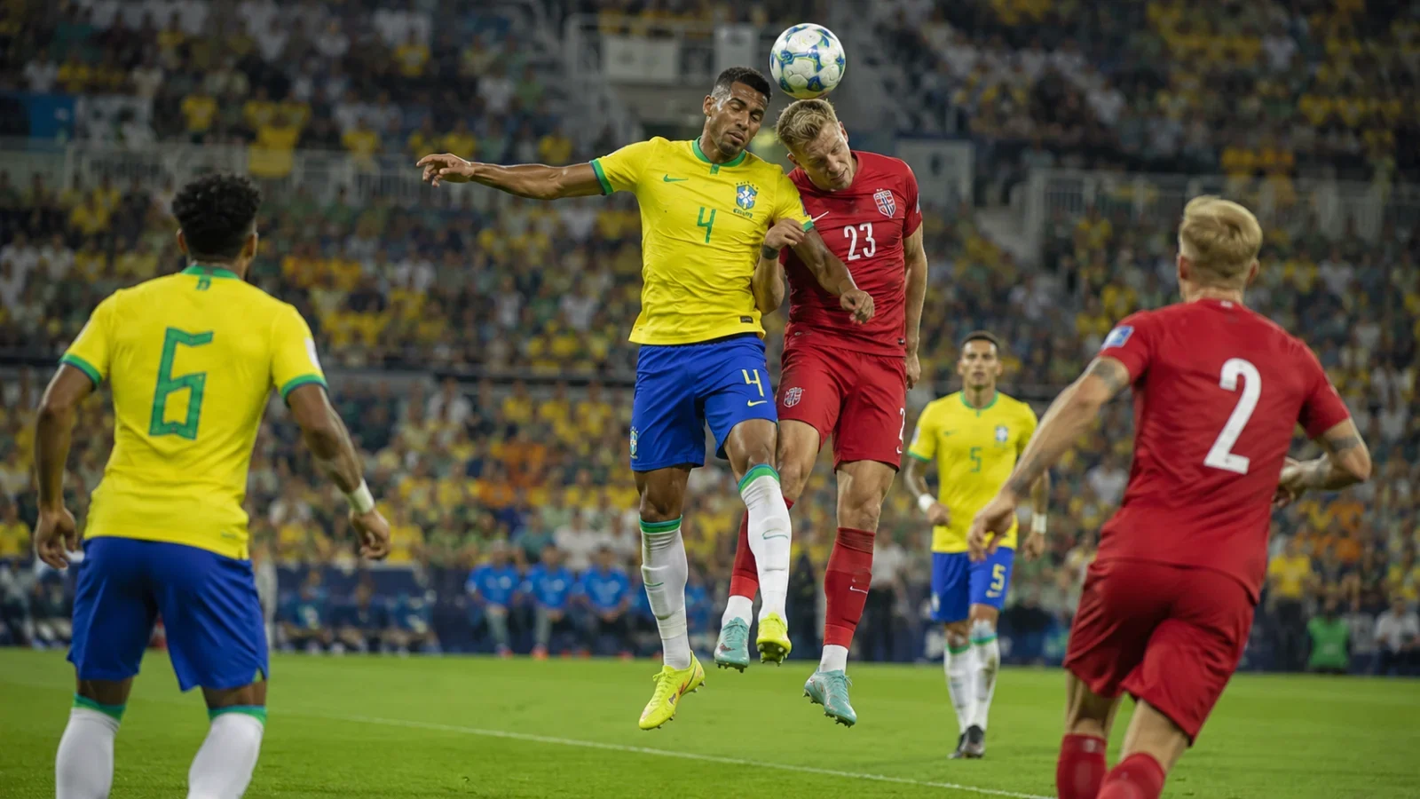Brésil Norvège - duel tactique entre la Seleção et la Norvège