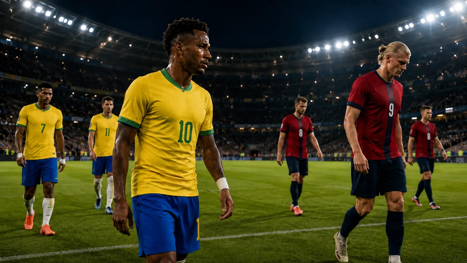Brésil Norvège pronostic joueurs en préparation avant le match
