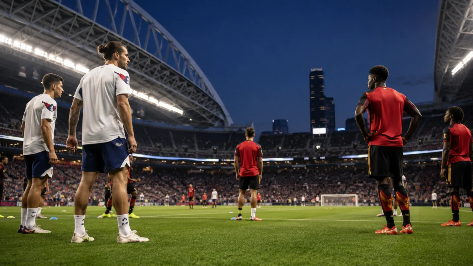 États-Unis Belgique pronostic préparation des joueurs avant le match au Lumen Field