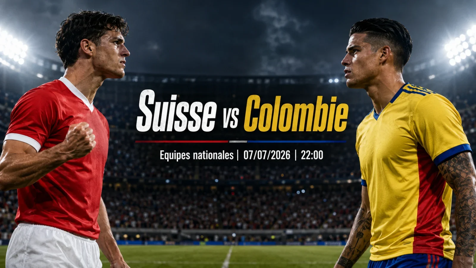 Suisse Colombie pronostic : choc de styles à 22h00