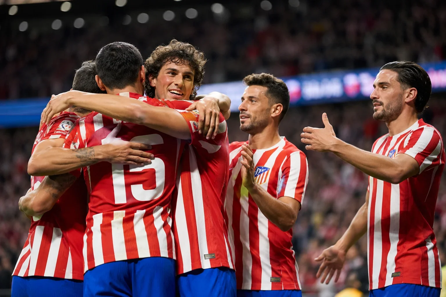 Atlético Madrid Málaga action de match en Liga 2026