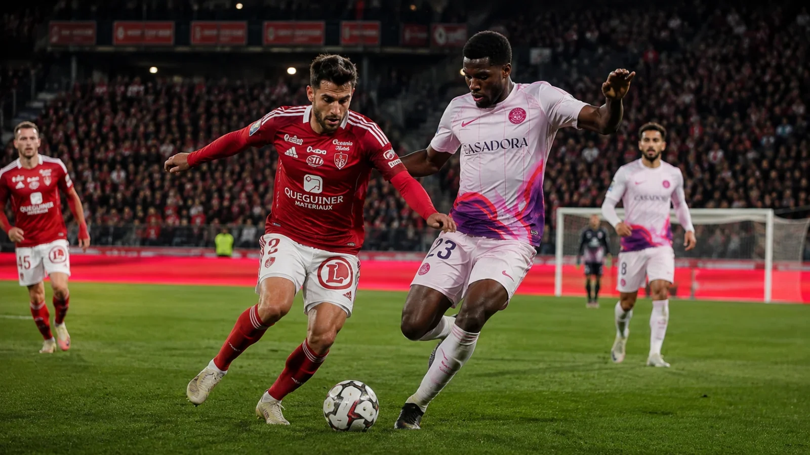 Brest Toulouse : 2-2, Ajorque sauve le nul