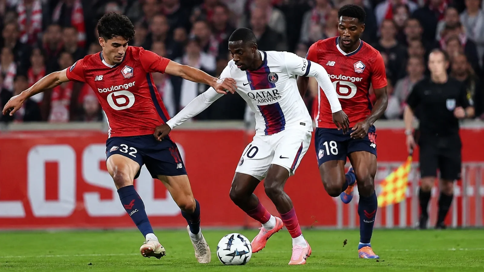 Lille Paris Saint-Germain duel tactique au milieu en Ligue 1