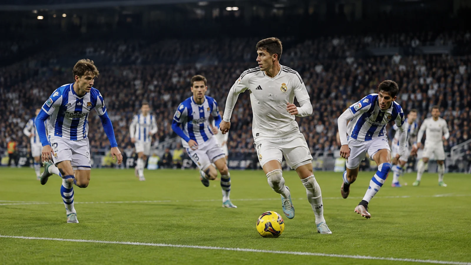 Real Madrid Real Sociedad lecture tactique du succès madrilène en Liga