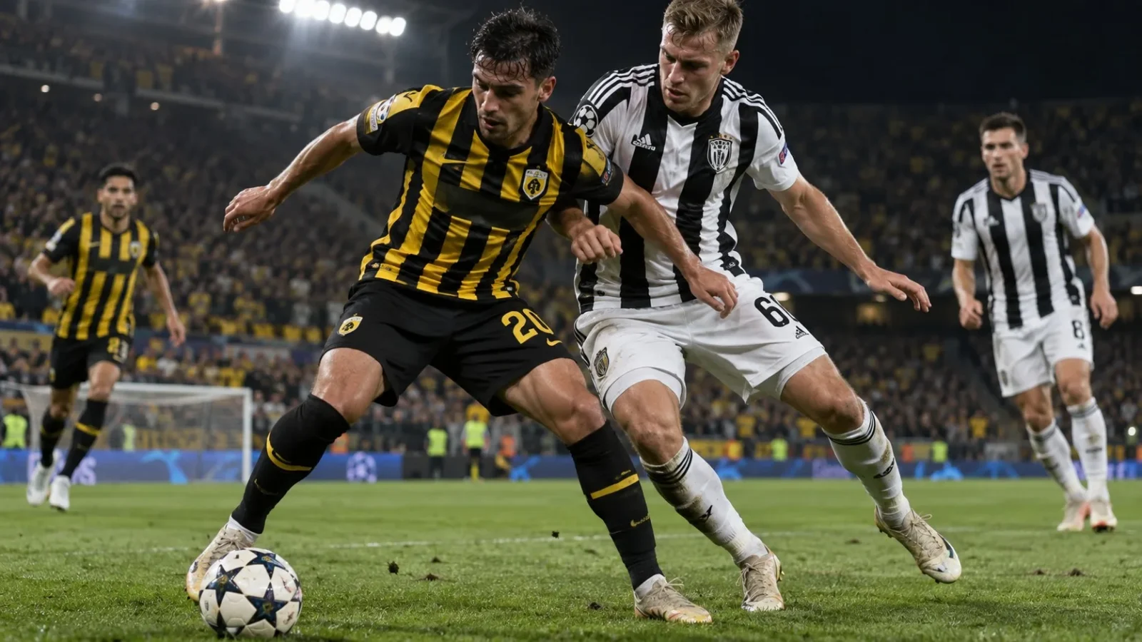AEK Athens LASK Linz : Marin fixe le 1-0 européen