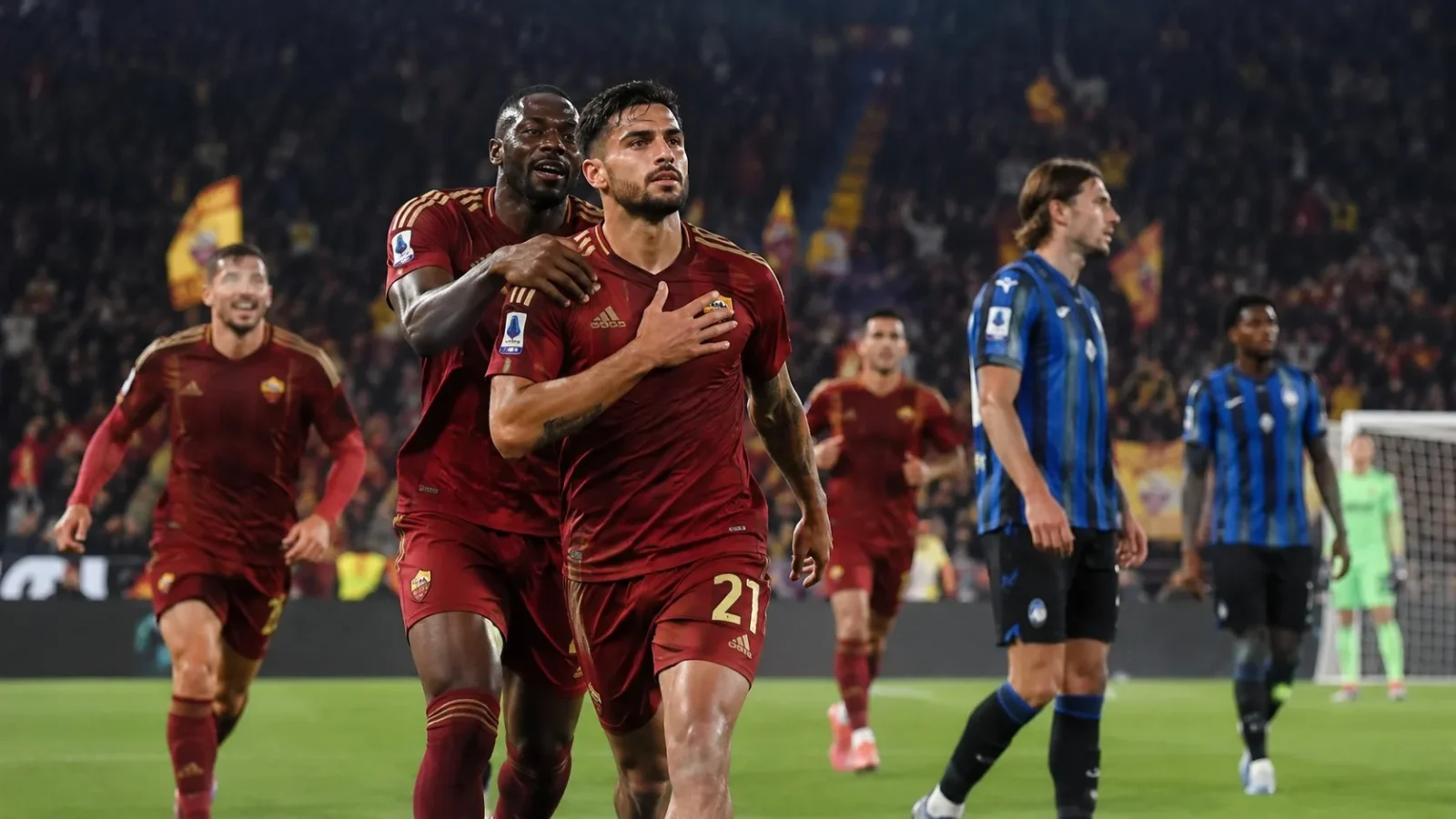 Roma Atalanta : 2-1, la Roma inverse tout en Serie A