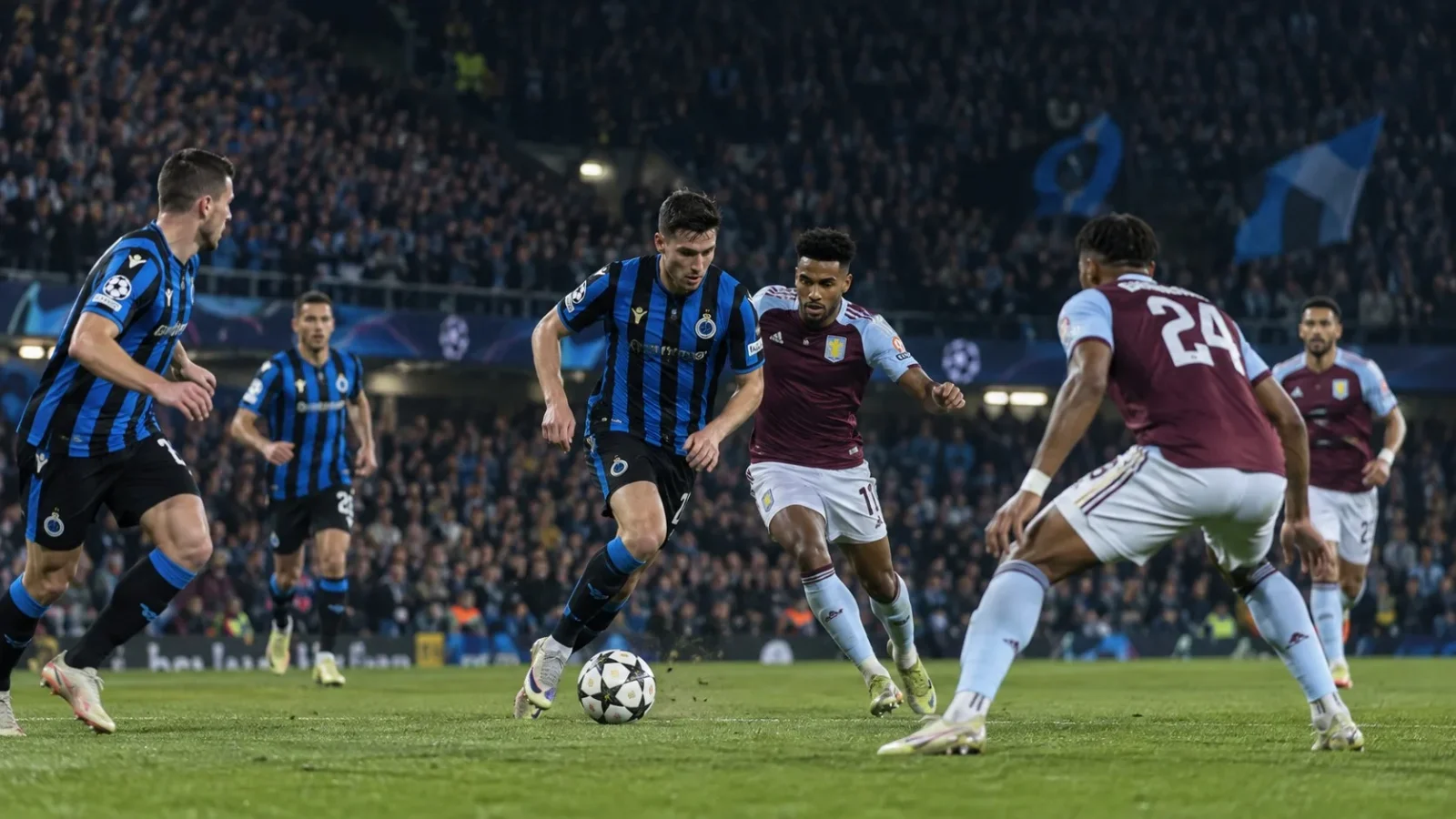 Club Brugge KV Aston Villa : Villa gagne 2-3