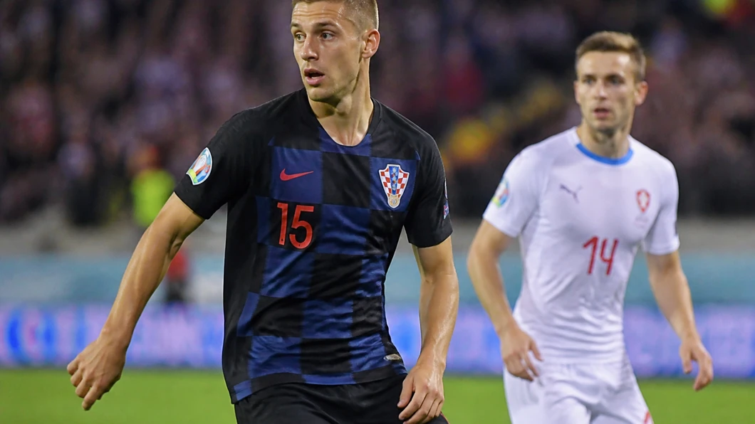 Marco Pasalic dans le duel entre la Croatia et la Czechia en Ligue des Nations.