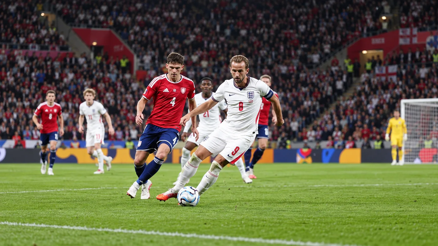 Anthony Gordon et Trent Alexander-Arnold &eacute;changent sur la pelouse pendant Czechia England