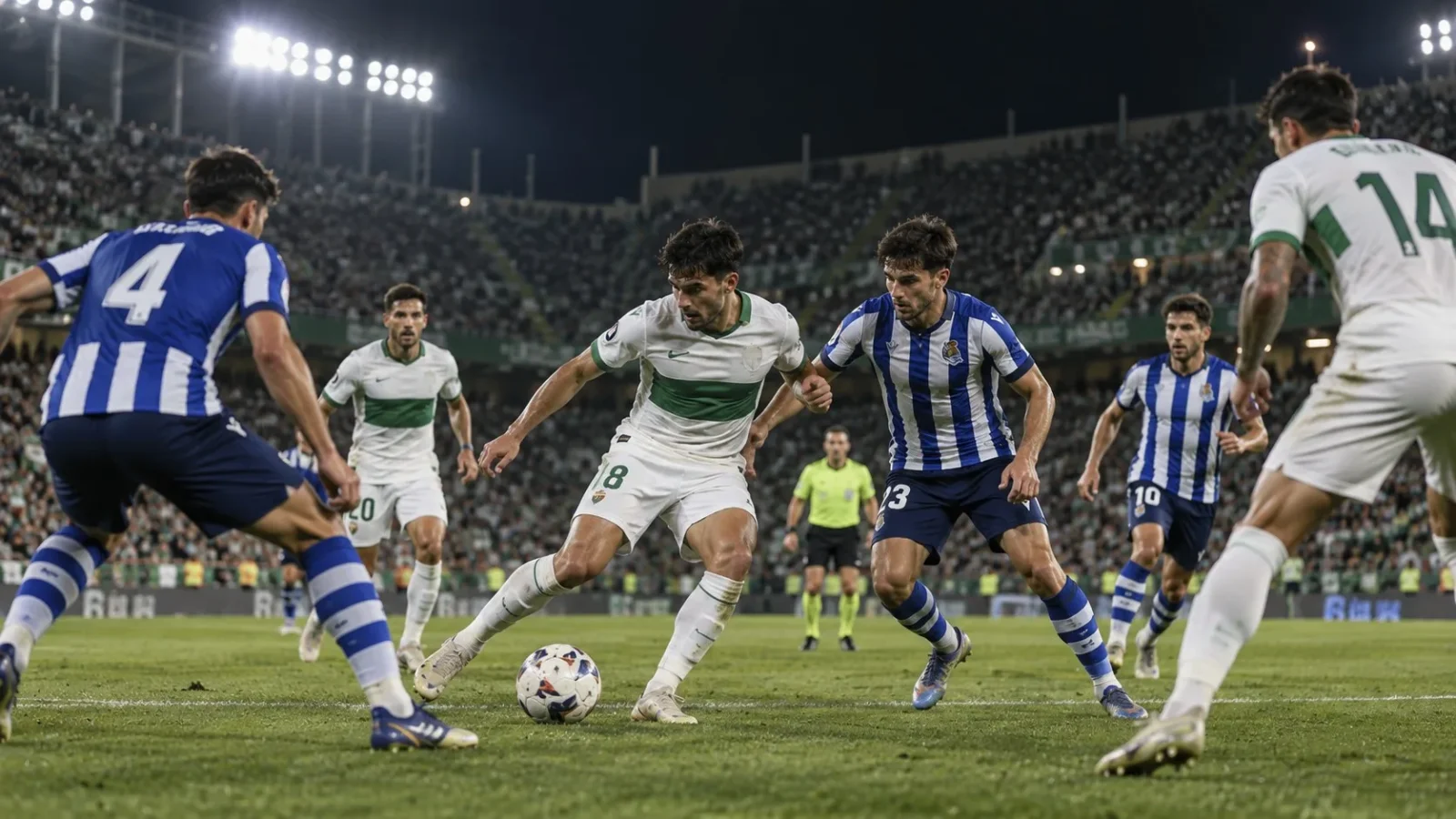 Elche Real Sociedad duel tactique en Liga