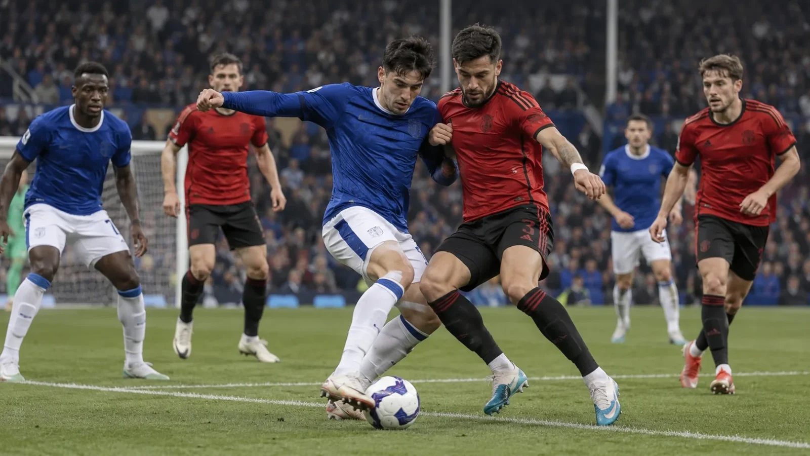 Everton Manchester United : nul fou 2-2 en Premier League
