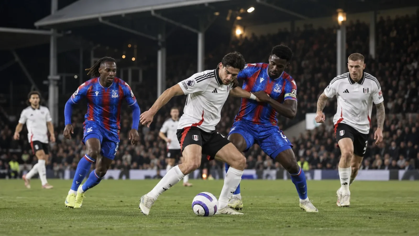 Fulham Crystal Palace duel de Premier League entre les deux équipes