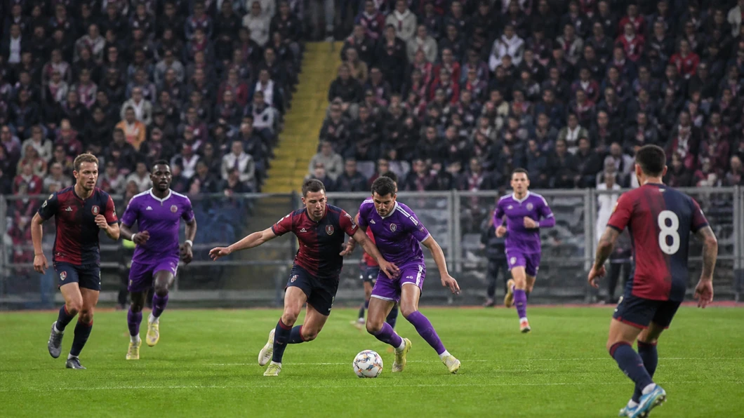 Duel au milieu du terrain entre le Genoa CFC et l’ACF Fiorentina, symbole de la bataille du rythme.